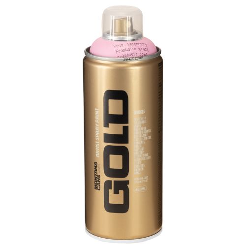 Montana Gold Pink Frozen Raspberry spray paint, 400ml