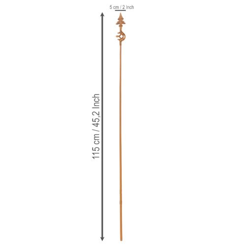 Product Garden stake trellis for garden decoration with decorative element 115cm