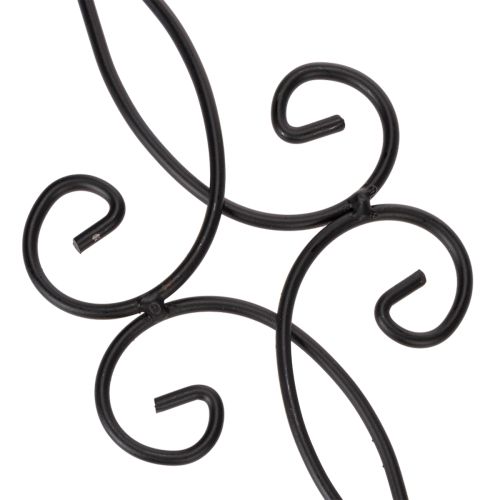 Product Garden stake with ornate design, decorative shape and stylish metal ball, 90cm, 2 pieces