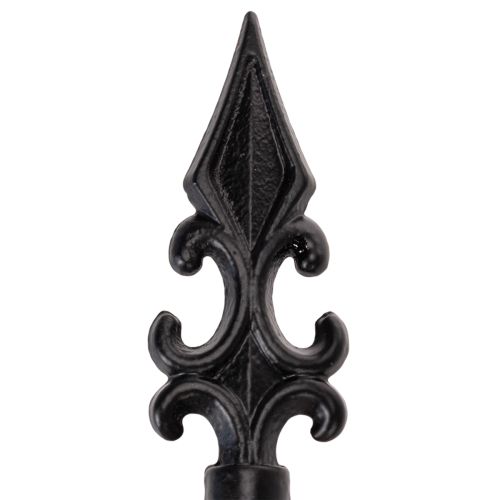 Product Garden stake with ornate design, decorative shape and stylish metal ball, 90cm, 2 pieces
