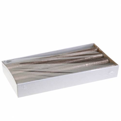 Product Taper Candles Solid Colored Copper Metallic 34mm×240mm 4 Pcs
