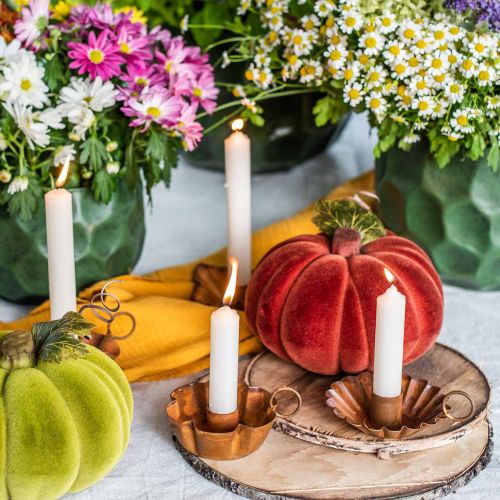 Product Pillar Candle White Cream Candle Decoration 120mm/Ø21mm 6 Pcs