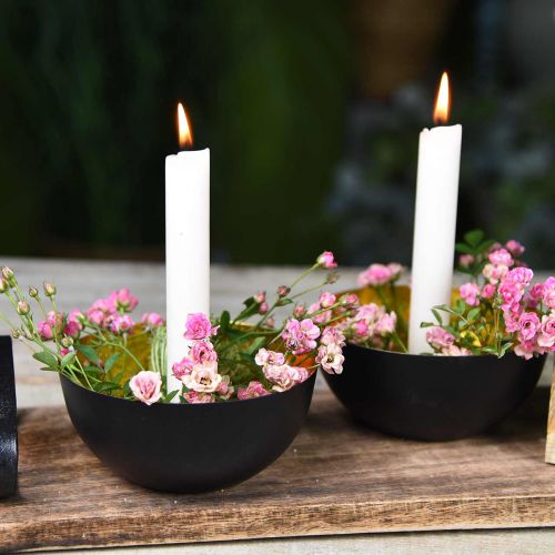 Product Pillar candle white cream wax candles 180mm/Ø21mm 6pcs