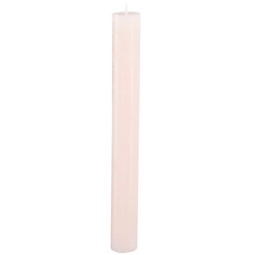 Product Solid coloured candles pink taper candles light pink 34x300mm 4 pcs