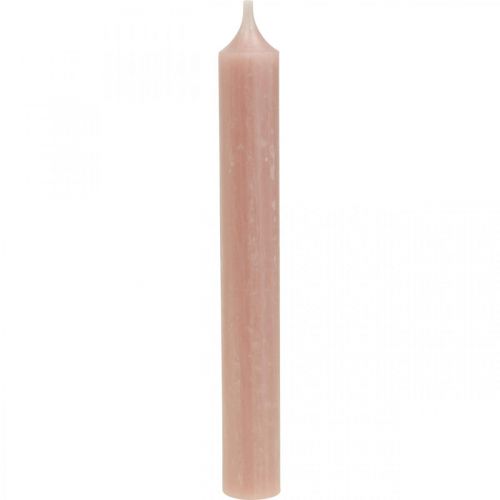 Product Rod candles pink candles boho candle decoration Ø21/170mm 6pcs