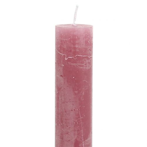 Product Candles solid old pink 34mm x 240mm 4pcs