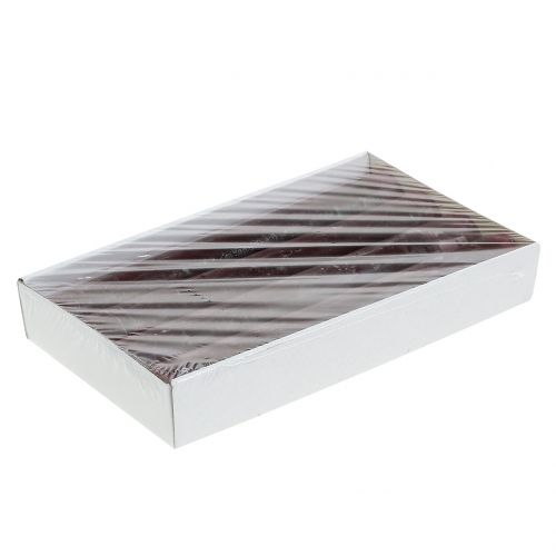 Floristik24 Taper Candles Solid Colored Burgundy 34mm x 240mm 4pcs