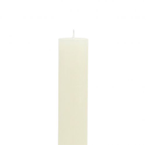 Product Taper Candles Solid Colored Cream 34mm x 300mm 4 Pcs