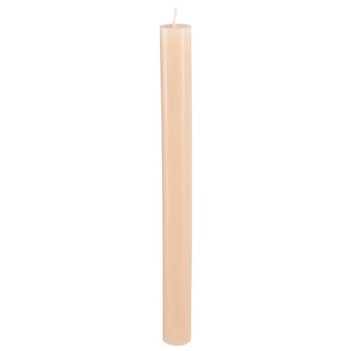 Taper candles colored Orange Peach 21×240mm 12pcs