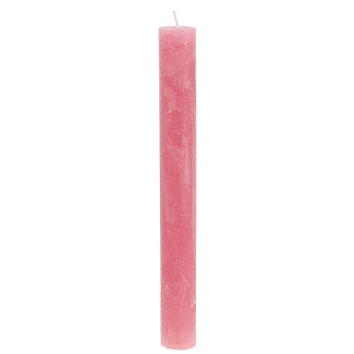 Product Candles colored through pink 34mm x 300mm 4pcs