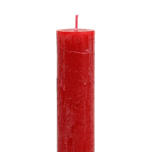 Product Candles colored through Red 34mm x 300mm 4pcs
