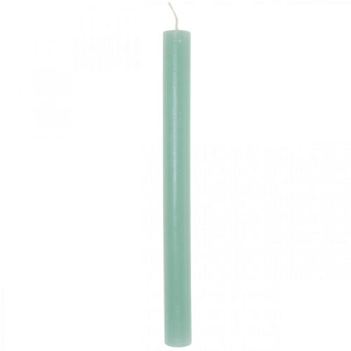 Product Taper candles colored through green 21 × 240mm 12pcs