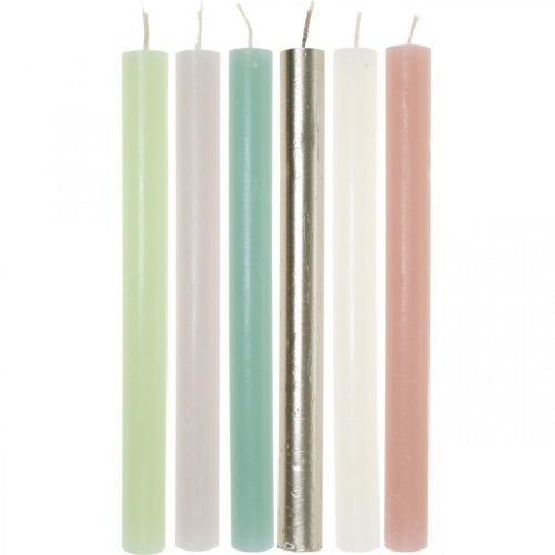 Product Taper candles colored various colors 21×240mm 12pcs