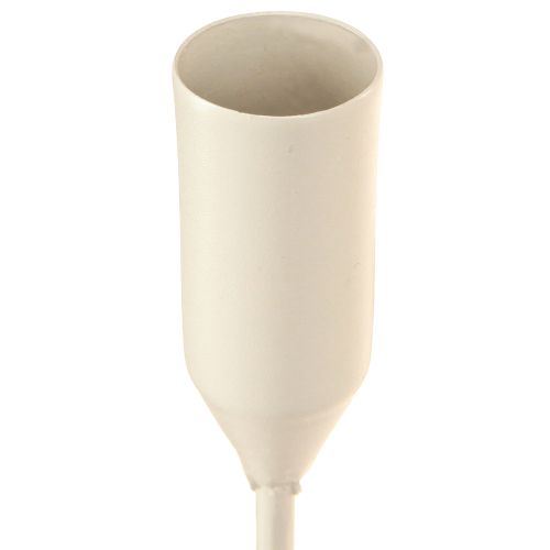 Product Taper candle holder 6 candles candle holder grey Ø20cm H31cm