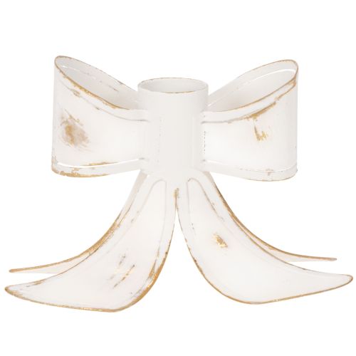 Candle Holder Bow Design Metal