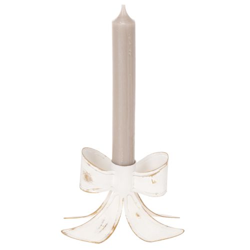 Candle Holder Bow Design Metal