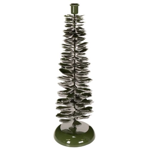 Candle Holder in Green Metal Christmas Tree Design 45cm buy online | Floristik24.co.uk