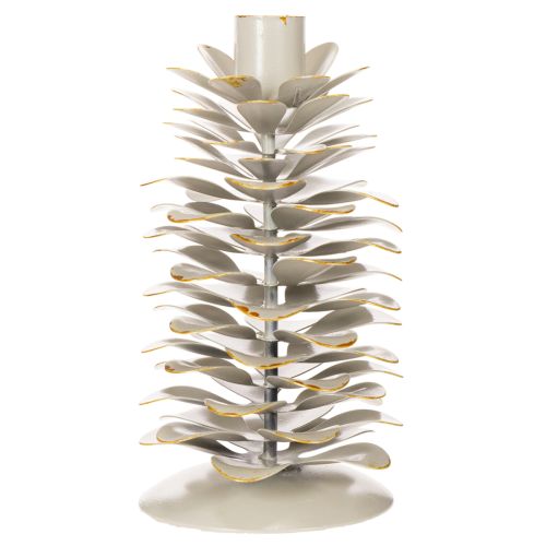 **Ceramic Pine Cone Candle Holder for Taper Candles 17cm**

```html
<h2>Ceramic Pine Cone Candle Holder for Taper Candles</h2>

<p>
This ceramic candle holder is designed in the shape of a pine cone, adding a winter-themed charm to your home décor. Finish | Floristik24.co.uk
