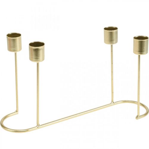 Product Candlestick, candle holder Advent wreath 26cm H14.5cm