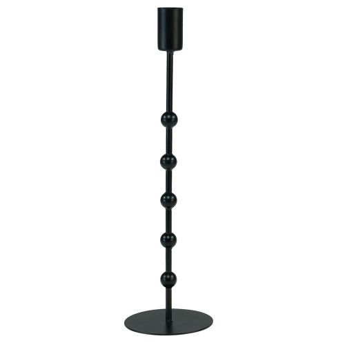 Floristik24 Stick candle holder metal candlestick black H30cm