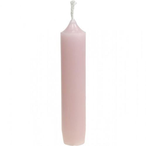 Floristik24 Pink candles short stick candles Ø22/110mm 6pcs