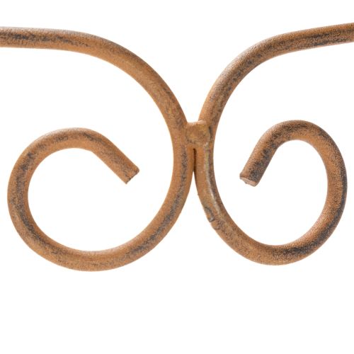 Product Trellis, climbing aid, curved decorative element for flower beds and plant pots, 75cm