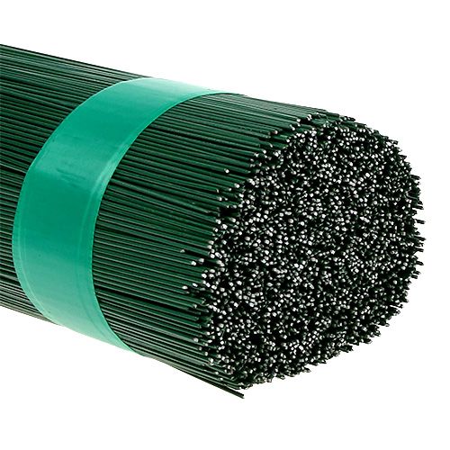 Floristik24 Plug-in wire painted green 0.9/400 mm 2.5kg