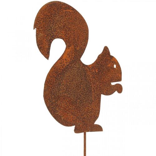 Garden plug squirrel patina decorative plug 20cm