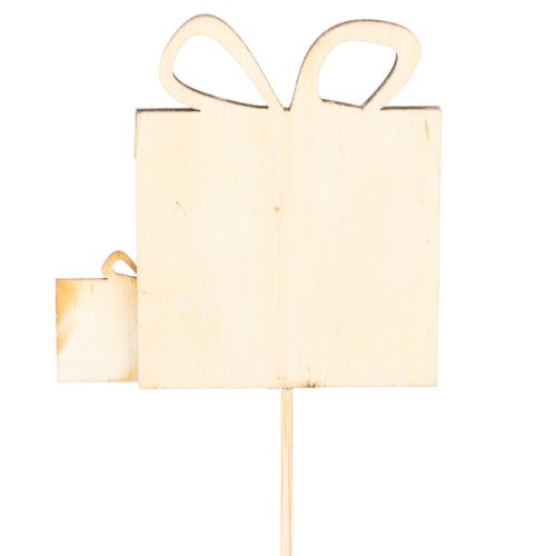 Wooden Gift Box Plant Sticks Set – 31cm, Multicolored, 12 pcs | Floristik24.co.uk