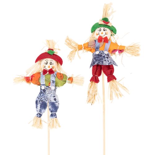 Scarecrow Flower Picks for Autumn Decorations 37cm - Set of 6