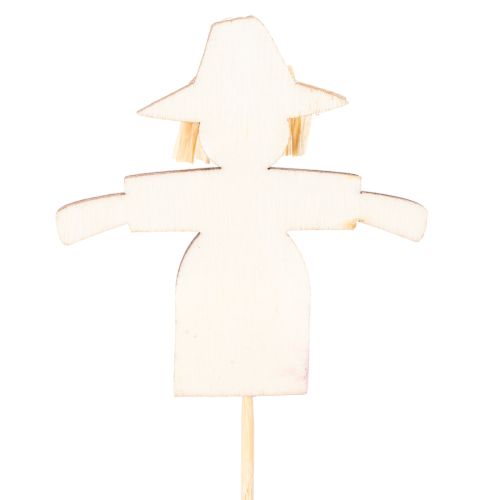 Wooden Scarecrow Picks 30cm Multicolored Set of 12 for Indoor Decoration | Floristik24.co.uk