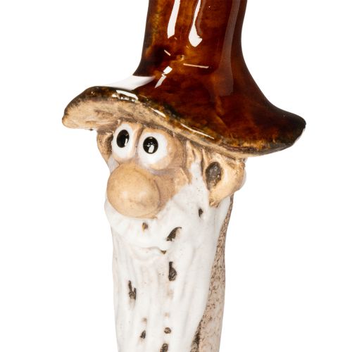 Decorative garden gnome figure for plant pots, 16cm, 2 pieces | Floristik24.co.uk