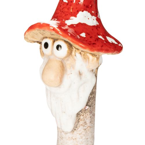 Dwarf Figurines with Red Mushroom Hat for Autumn Decorations - 17cm, Set of 2 | Floristik24.co.uk