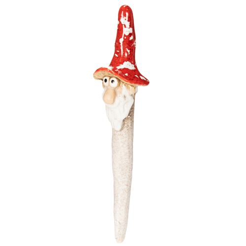Dwarf Figurines with Red Mushroom Hat for Autumn Decorations - 17cm, Set of 2 | Floristik24.co.uk