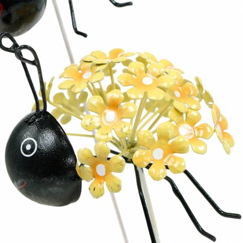 Floristik24 Garden plug flower ladybug red, yellow assorted 2pcs