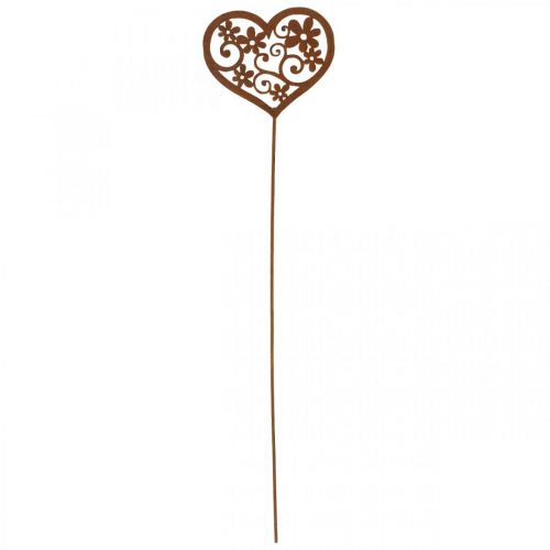 Product Flower plug heart garden decoration patina Valentine&#39;s Day 10×8.5cm