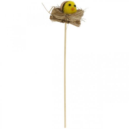 Product Decorative plug chicks in the nest Easter decoration for sticking Ø6cm 6 pcs
