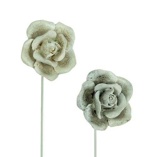 Floristik24 Plug roses assorted. Ø5.5cm L19cm 4 pieces