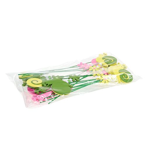 Floristik24 Plug snail colorful assorted 7.5cm 16 pcs