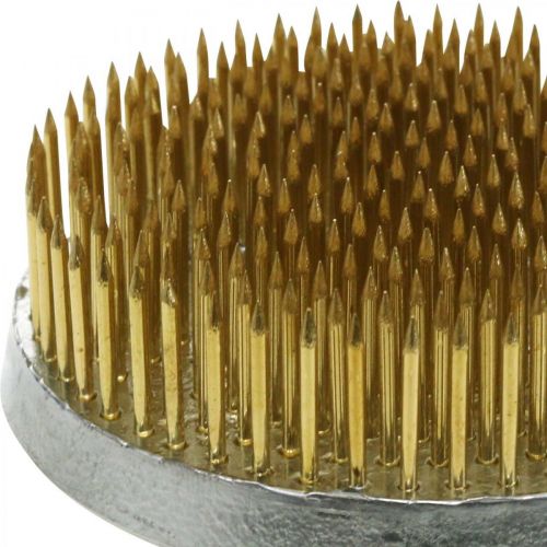 Product Flower stick round Kenzan brass flower stick 70mm