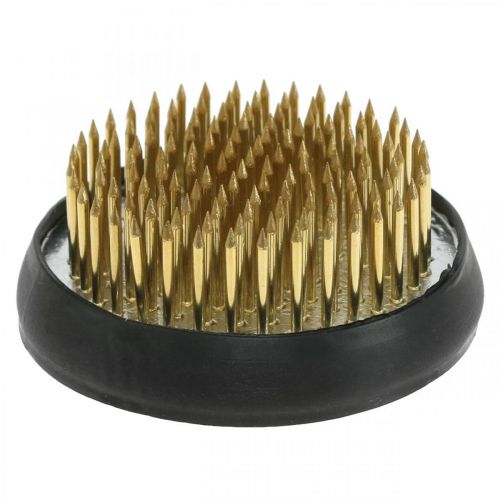 Floristik24 Pin hedgehog, Kenzan, Ikebana, arrangement base metal silver, round Ø5cm