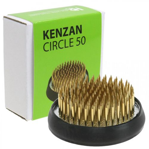 Product Pin hedgehog, Kenzan, Ikebana, arrangement base metal silver, round Ø5cm