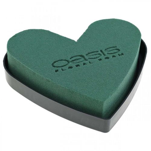 Product Floral Foam Heart with Base 13cm 6 pcs