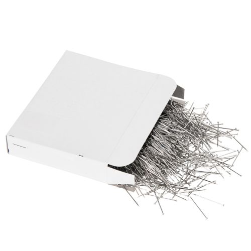 Floristik24 Silver-plated iron pins, nickel-plated, 105/30mm, 500g