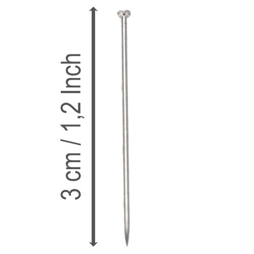 Product Silver-plated iron pins, nickel-plated, 105/30mm, 500g