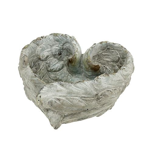 Plug-in bowl heart shape 15cm x 13cm H8cm