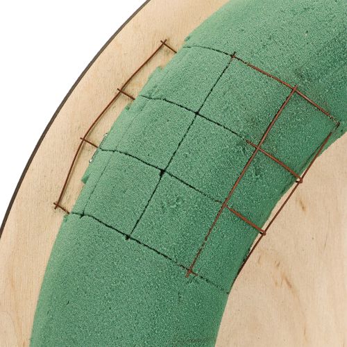 Product Floral foam wreath wooden board wet floral foam 38cm 2 pieces