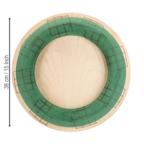 Product Floral foam wreath wooden board wet floral foam 38cm 2 pieces