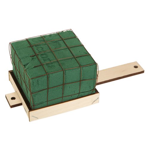 Floral foam brick Florette Eco with wood 10×10cm