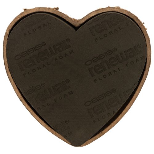 OASIS® Renewal® Biolit® Floral Foam Heart, 26 x 24 x 5 cm, 2 Pack